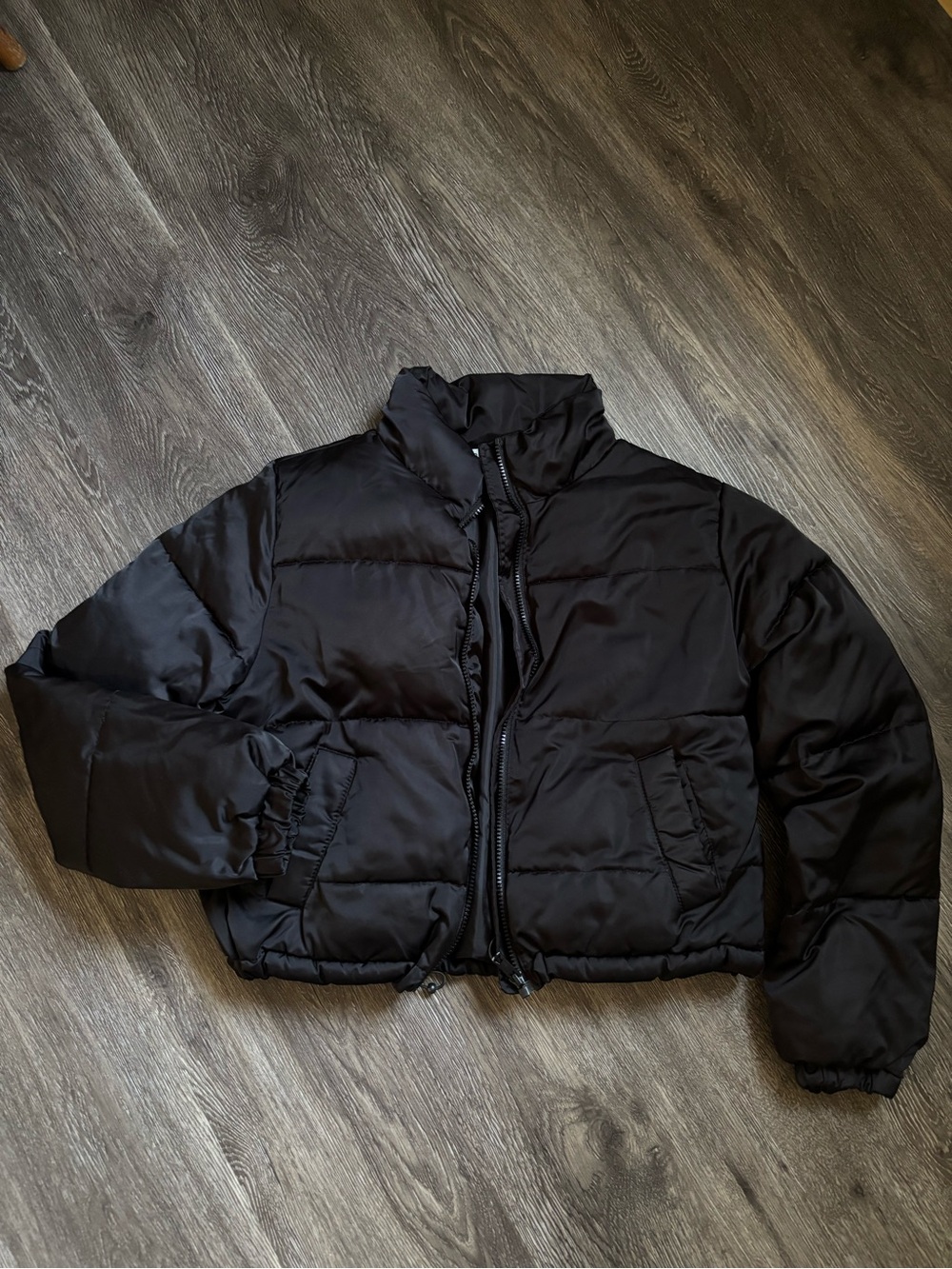No Boundaries Black Puffer Jacket